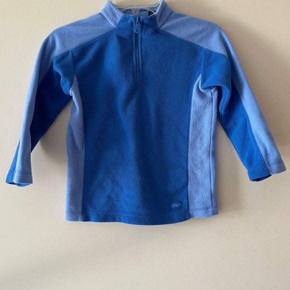 The Children's Place Girls Blue Two-Tone Quarter Zip Size 5 - Picture 1 of 3